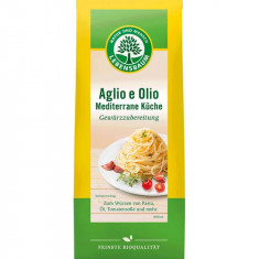 Amestec de Condimente Aglio e Olio Bio Bucataria Mediteraneana 40gr Lebensbaum