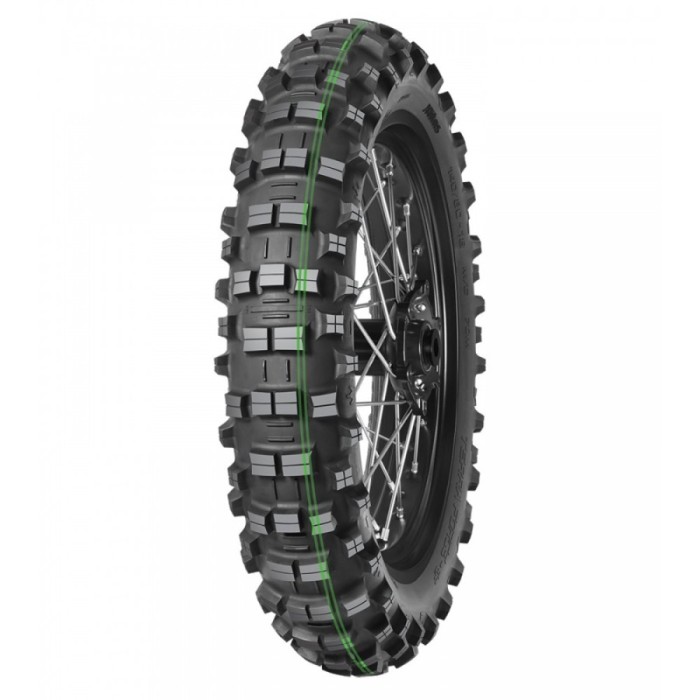 MBS Anvelopa Mitas 140/80-18 70R TERRA FORCE-EF PRO Super Soft Extreme TT, 2x dunga verde, Cod Produs: 26273