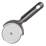 Cuțit Pizza Metalic, Rotiță 8cm, M&acirc;ner Plastic, 18x8cm, Oem