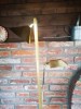 Vioaza de podea Vintage 1980s floor lamp golden brass design Relux Milano