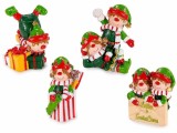 Cumpara ieftin Set 4 figurine Elfi polirasina multicolora cm 4,5 x 3,5 x 5,5 H
