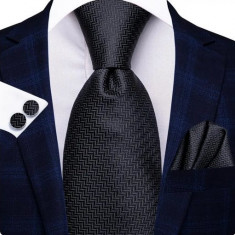 Set cravata + batista + butoni - matase - model 522