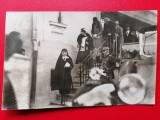 Foto tip carte postala Regina Maria in doliu