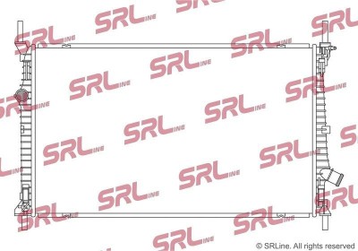 Radiator Ford Transit/Tourneo Custom, Transit/Tourneo, motor: 2.0 Ecoblue, 2.0 Tdci/Ecoblue, 768x458x26, SRLine, Aluminiu/ Plastic brazat, 1935473; foto