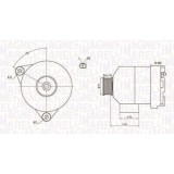 Alternator Chrysler Crossfire Roadster, Crossfire; Mercedes Clasa C, Clasa C Coupe, Clasa C T-Model, CLK, CLK Cabriolet, CLK Convertible, Clasa E, Cl