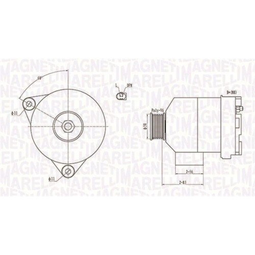 Alternator Chrysler Crossfire Roadster, Crossfire; Mercedes Clasa C, Clasa C Coupe, Clasa C T-Model, CLK, CLK Cabriolet, CLK Convertible, Clasa E, Cl