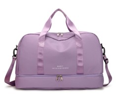 Geanta multifunctionala voiaj/sport, TAIKESEN TR01, compartiment incaltaminte, tesatura nylon, 49 x 32 x 25 cm, roz