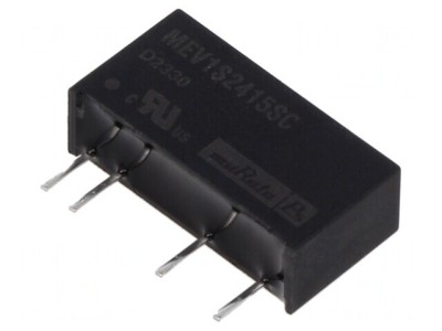 Convertor DC/DC 1W 15V 67mA SIP foto