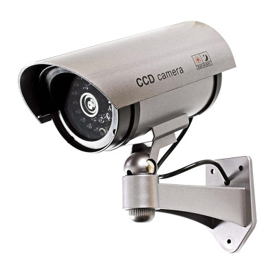 Camera de securitate falsa Nedis, 2 x AA, 1.5 V, 80 x 170 mm, plastic, IP44 foto