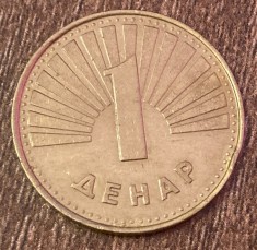 C50 - Moneda foarte veche - Macedonia - 1 dinar - 1997