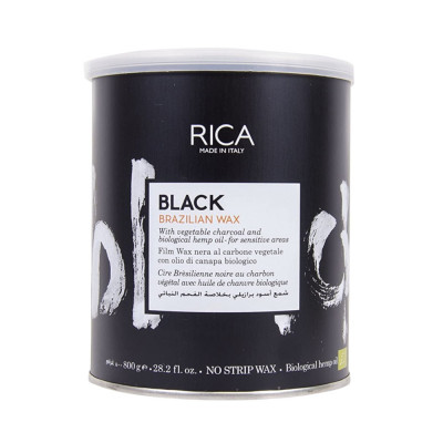 Ceara braziliana pentru epilat, Rica, Black Brazilian Wax, 800ml foto