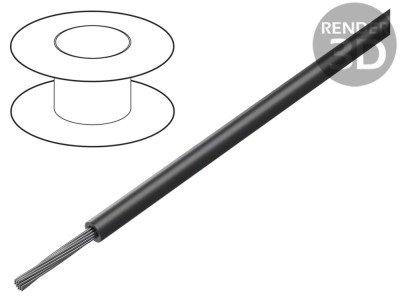 Cablu HookUp Wire 18AWG PVC negru foto