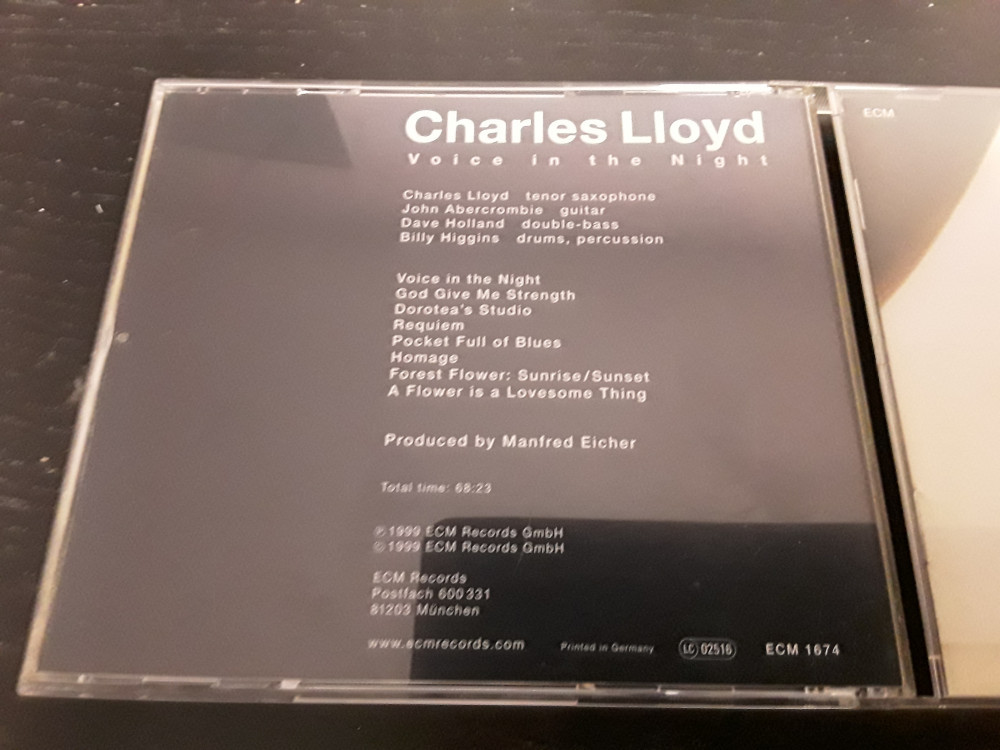 CDA] Charles Lloyd - Voice in The Night - CD audio | Okazii.ro