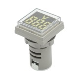 Indicator digital voltmetru LED alb 50-500V AC &Oslash; 22mm Breckner Germany