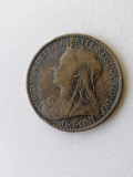 MONEDA ANGLIA ONE PENNY 1896, Europa