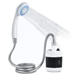 Duș Portabil de Camping APF&reg; &ndash; Re&icirc;ncărcabil USB, 2200mAh, 4-5L/min, Furtun 1.5m