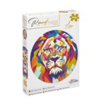 Puzzle 1000 de piese rotund 68 cm Leu
