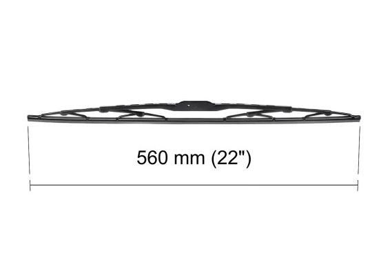 Lamela stergator 560mm/22in Alfa Romeo, Audi, BMW, Cadillac, Chevrolet, Citroen, Dacia, Fiat, Ford, Honda, Hyundai, Kia, Land Rover, Lexus, Mazda, Me