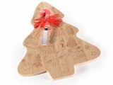 Cumpara ieftin Set platou si cutit Craciun 24.5x28 cm, 13.5 cm