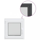 Cumpara ieftin Fereastra de subsol 60x60 cm Rabatabil DIN Stanga Antracit