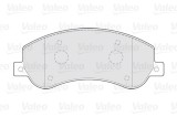 VALEO 301816 FIRST set placute frana,frana disc