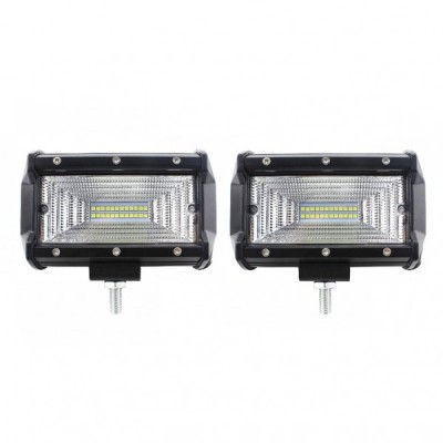 Set 2 x Proiectoare auto, 144W/Set, 12/24V, 24 LED foto