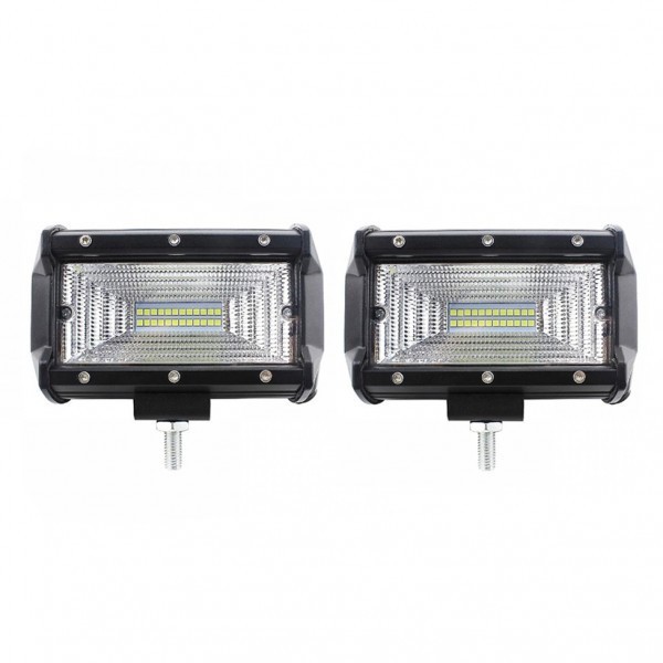 Set 2 x Proiectoare auto, 144W/Set, 12/24V, 24 LED