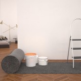 Protecție antiderapantă podea zugravi, 50 m, 180 g/m&sup2;, gri, vidaXL