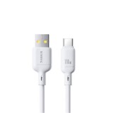 CABLU alimentare si date Baseus Silky, Fast Charging Data Cablept. smartphone, USB la USB Type-C 100W, 1m, alb&quot;P10377703213-00&quot;