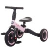 Tricicleta si Bicicleta 2 in 1 Chipolino Smarty Light Pink, 3ani+, Roti Cauciuc, Ghidon Reglabil