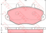 Set placute frana,frana disc FORD TRANSIT platou / sasiu (E) (1994 - 2000) TRW GDB1080