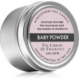 The Library of Fragrance Baby Powder lum&acirc;nare parfumată 180 g