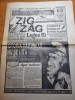 Ziarul Zig-Zag 5-11 Iunie 1991: Cristian Topescu, Istoria Vaii Jiului - Editie Originala