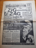 Ziarul Zig-Zag 5-11 iunie 1991 -cristian topescu,istoria vaii jiului