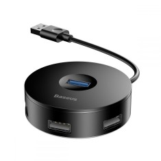 Adaptor HUB 4-in-1 Baseus USB - 1x USB 3.0, 3x USB 2.0 foto