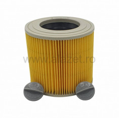 Filtru cartus compatibil pentru aspirator Karcher seriile WD 2/ WD 3/ MV/ SE/ K/ A/ NT, aspirare umeda si uscata, 122x114 mm foto