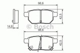 Set placute frana,frana disc LEXUS CT (ZWA1) (2010 - 2016) BOSCH 0 986 494 328