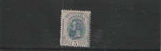 ROMANIA 1893-1908 LP 51 d SPIC DE GRAU 5 BANI EROARE DANTELURA MNH NESTAMPILAT