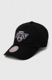 Mitchell&amp;Ness șapcă de baseball din bumbac Los Angeles Kings culoarea negru, cu imprimeu