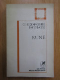 Gheorghe Istrate - Rune (1980, contine autograful si dedicatia autorului)