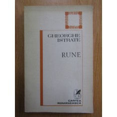 Gheorghe Istrate - Rune (1980, contine autograful si dedicatia autorului)