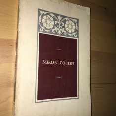 CARTE ISTORIE: Miron Costin - Opere Alese [1967]