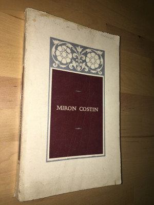 CARTE ISTORIE: Miron Costin - Opere Alese [1967] foto