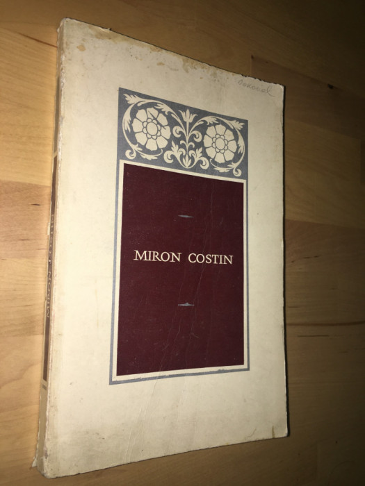 CARTE ISTORIE: Miron Costin - Opere Alese [1967]