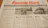 ROMANIA Libera Joi 28 Decembrie 1989 (serie noua) - 4 pagini - Convorbire Telefonica GORBACIOV - ILIESCU