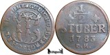 1783 PM, &frac12; St&uuml;ber - Carl Theodor - Ducatul de J&uuml;lich-Berg, Europa
