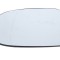 Geam oglinda exterioara cu suport fixare Opel Corsa C, 07.2000-10.2010, Tigra, 05.2004-09.2009, Corsa, partea Stanga, incalzit; sticla asferica; geam