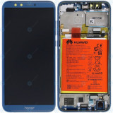 Huawei Honor 9 Lite (LLD-L31) Capac frontal modul display + LCD + digitizer + baterie albastru 02351SNQ