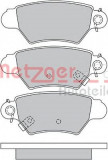 Set placute frana,frana disc OPEL ASTRA G Combi (F35) (1998 - 2009) METZGER 1170042