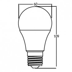 Sursa de iluminat, bec A60 SENSOR 7W E27 ADVANCE 6500K